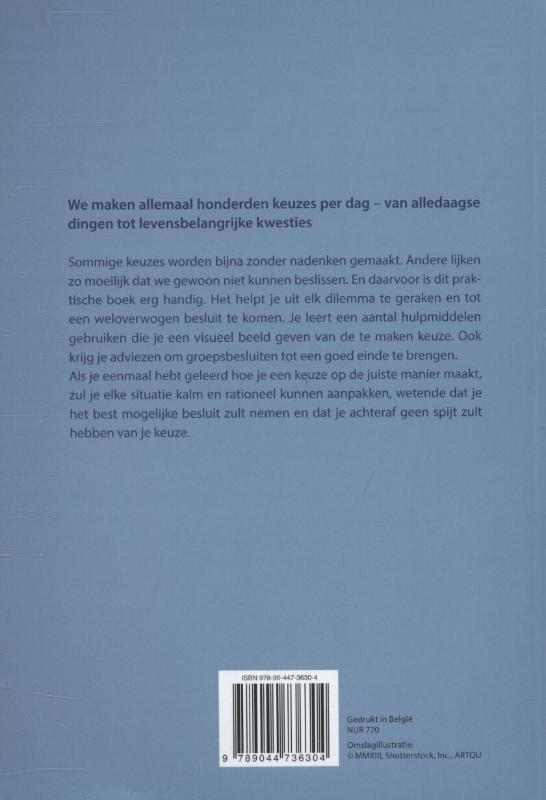 Achterkant van Beter leren keuzes maken