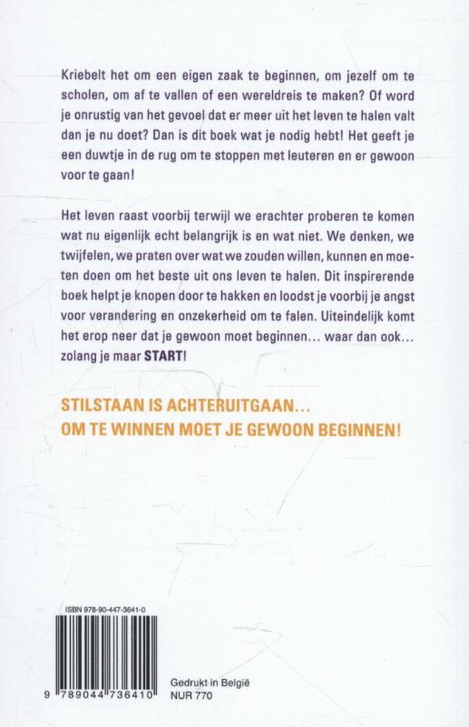 Achterkant van Niet zeggen maar doen