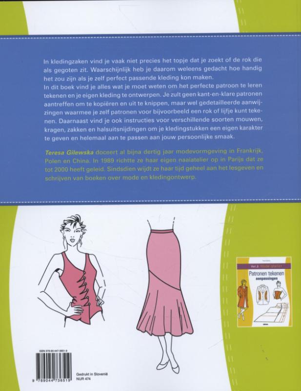 Achterkant van vol.1 - Patronen tekenen - de basis