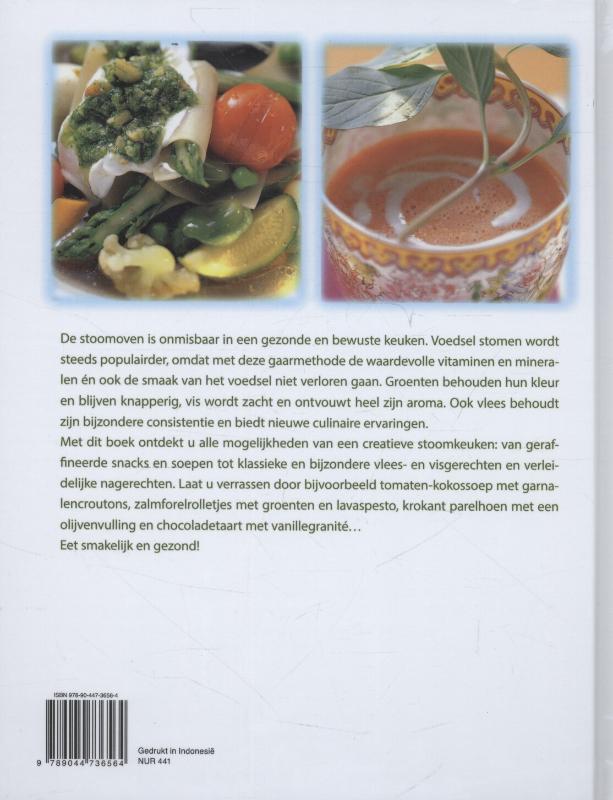 Achterkant van De lekkerste recepten voor de stoomoven