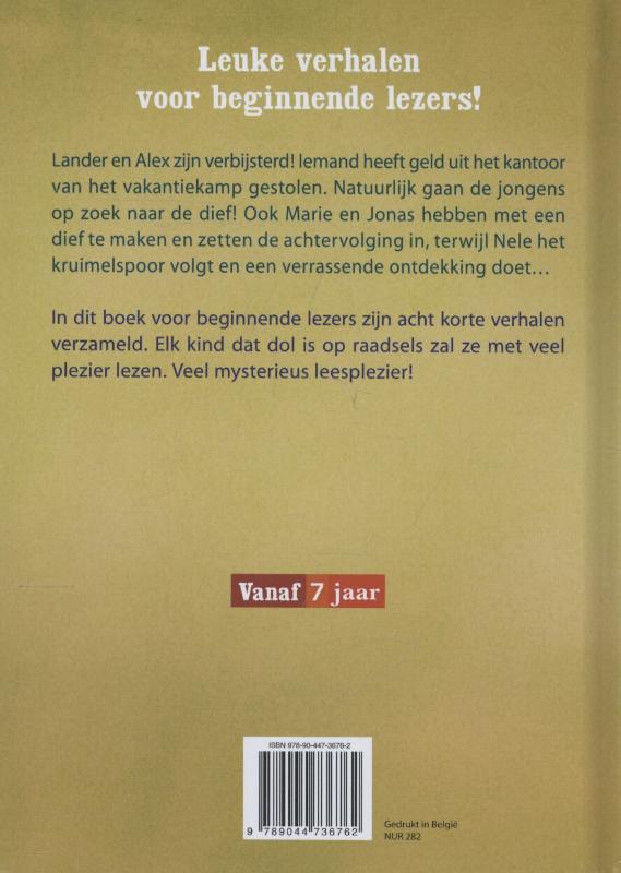 Achterkant van Spannende speurneusverhalen