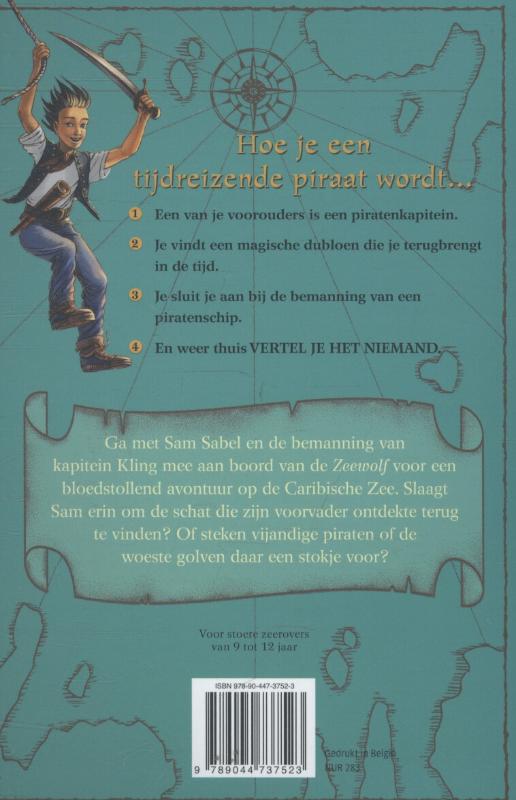 Achterkant van Op zoek naar de haaienrots