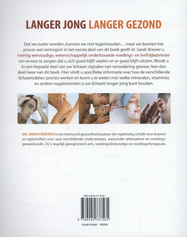 Achterkant van Langer jong langer gezond