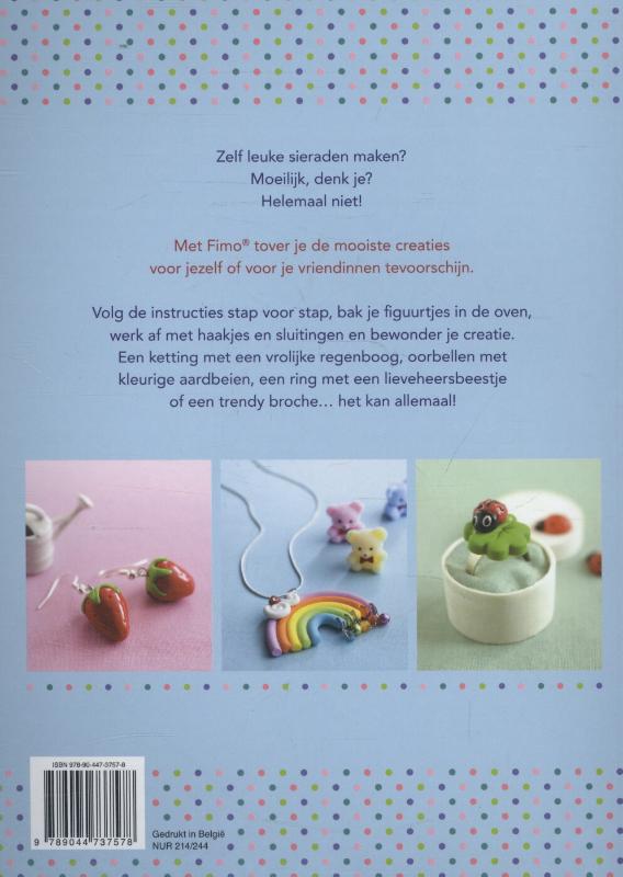 Achterkant van Maak je eigen sieraden met fimo
