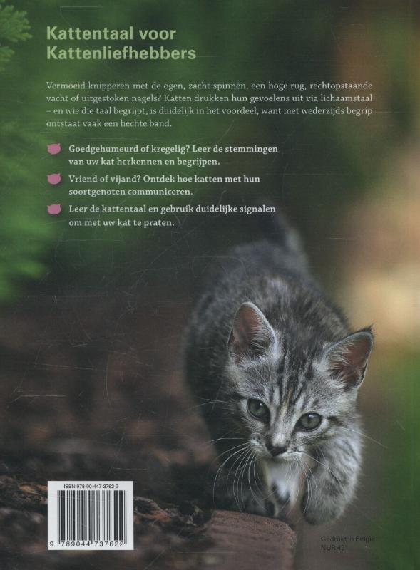Achterkant van Wat zegt mijn kat?