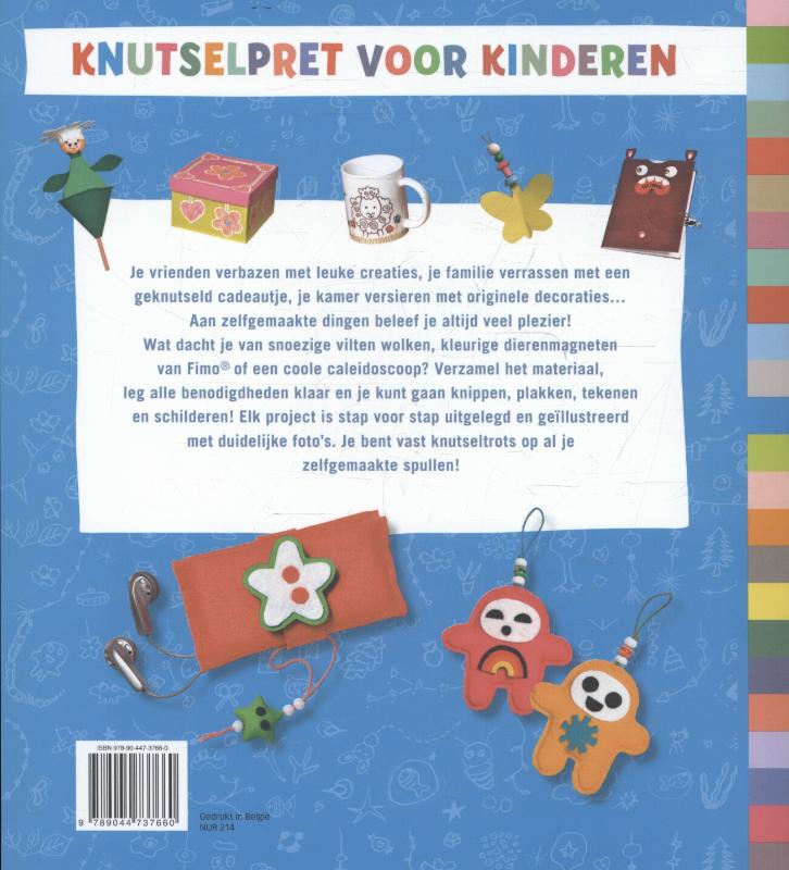Achterkant van Knutselpret voor kinderen
