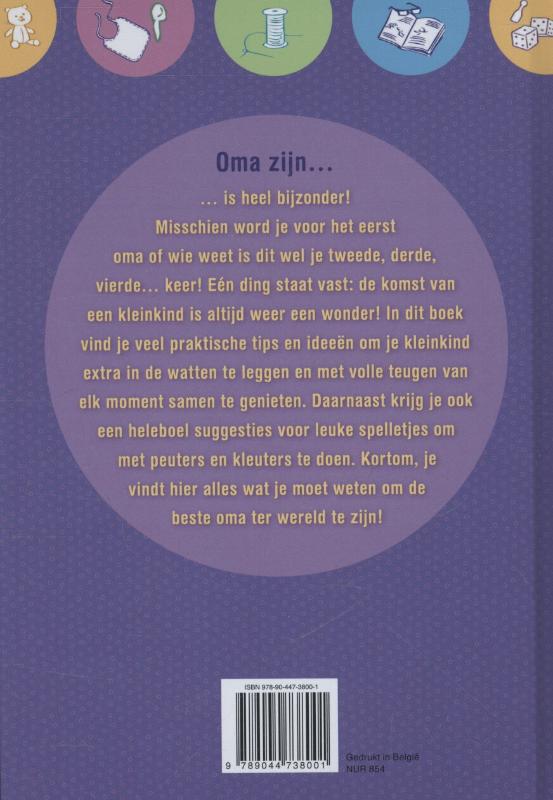 Achterkant van Het superleuke oma boek