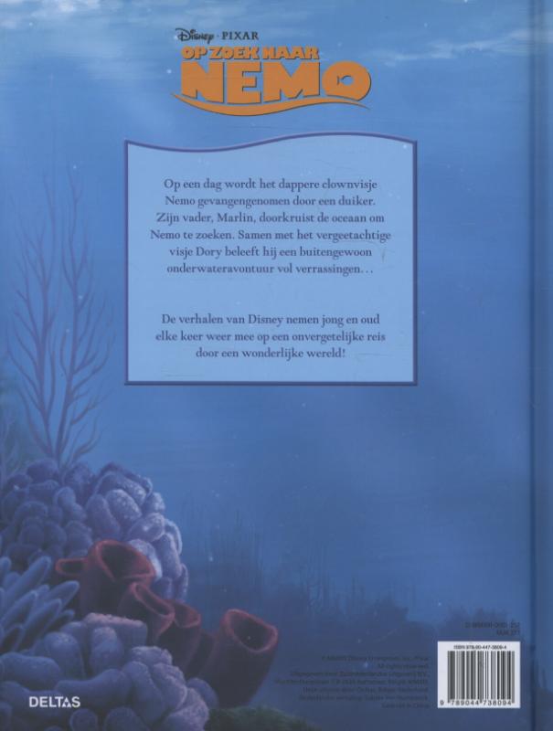 Achterkant van Disney Op zoek naar Nemo