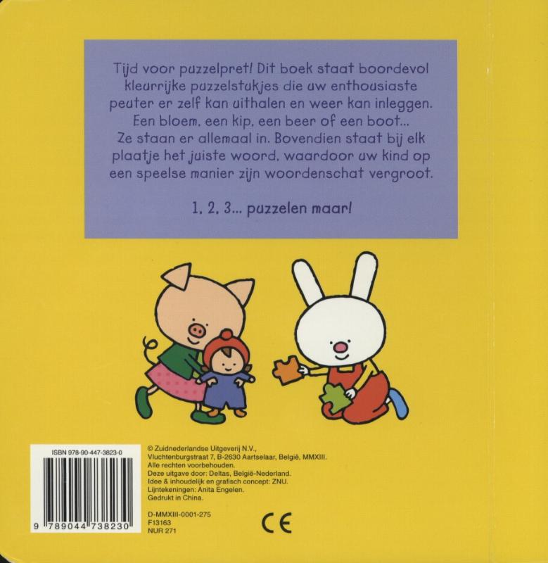 Achterkant van 2-4 jaar