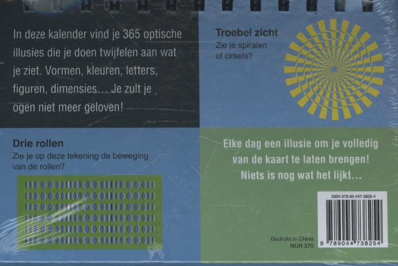 Achterkant van 365 optische illusies