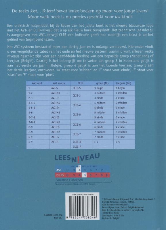 Achterkant van Op dolfijnenkamp