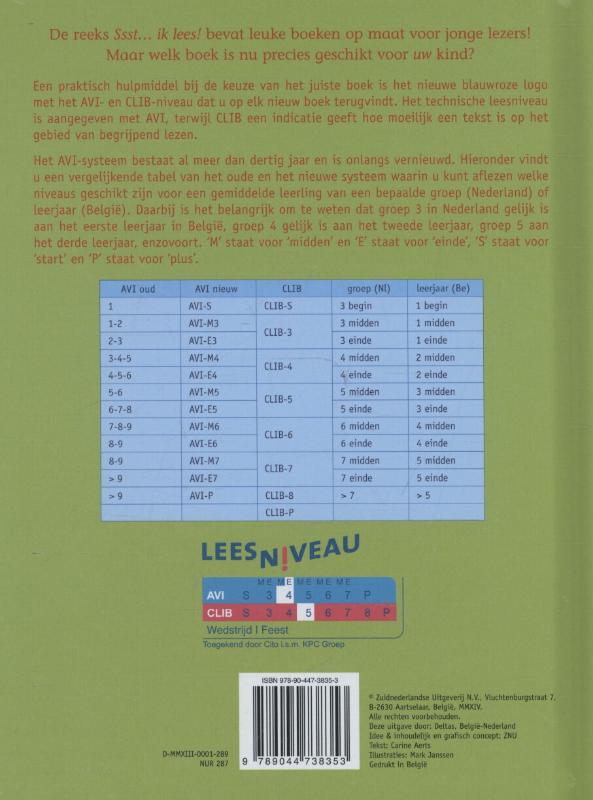 Achterkant van Klaar voor de wedstrijd!