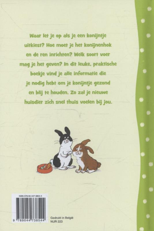 Achterkant van Zo zorg je voor konijnen