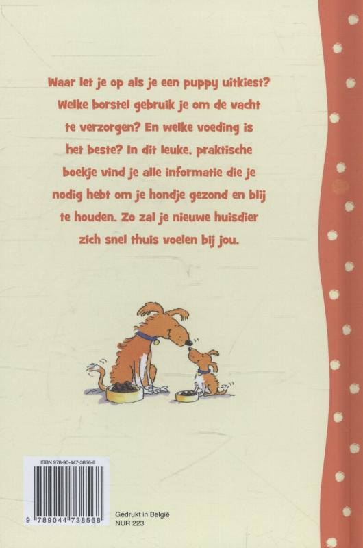 Achterkant van Zo zorg je voor honden en puppy´s