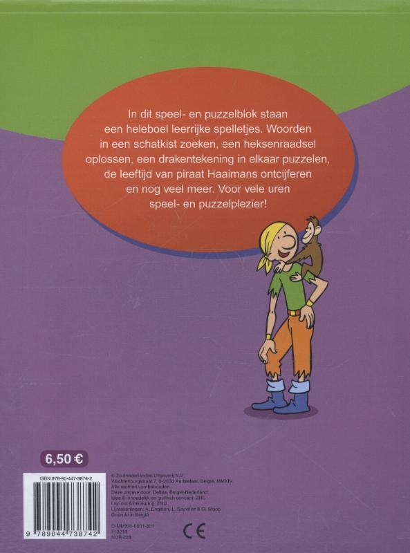 Achterkant van Leerrijke spelletjes 8-10 jaar