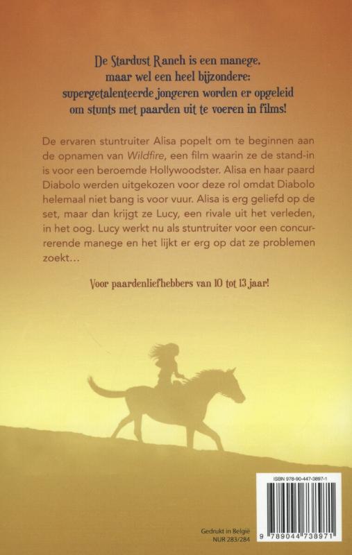 Achterkant van Dwars door het vuur