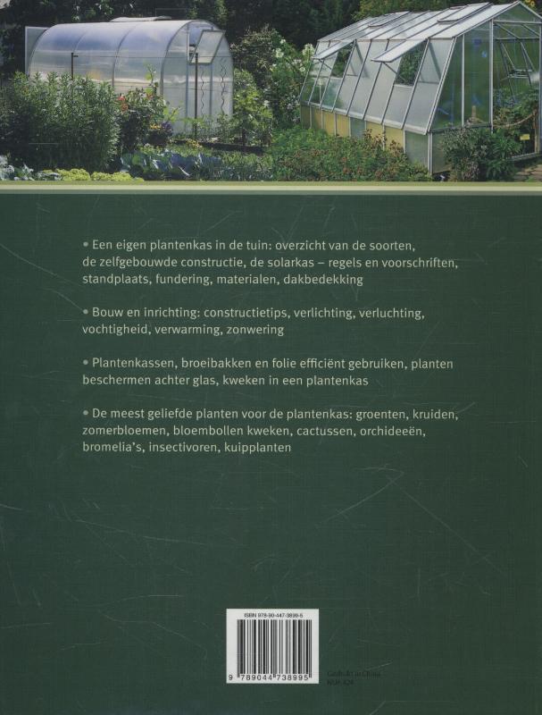 Achterkant van Praktisch handboek serre en plantenkas