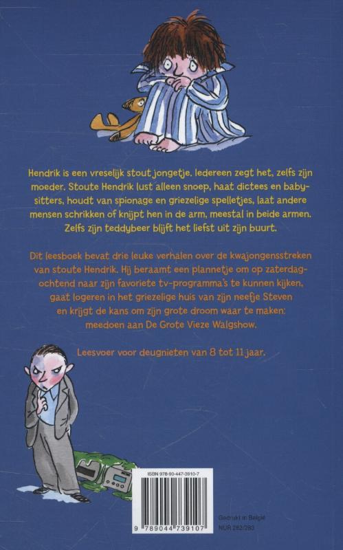 Achterkant van Pas op voor stoute Hendrik