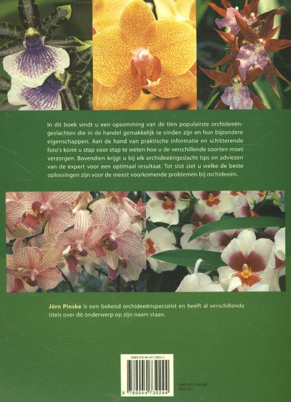 Achterkant van Praktisch handboek orchideeen