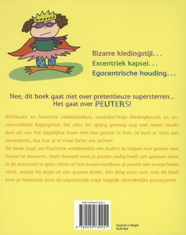 Achterkant van Help, een peuter in huis