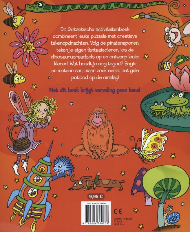 Achterkant van Het megasupercoole puzzel en spelletjesboek
