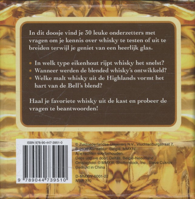 Achterkant van Test je whiskykennis