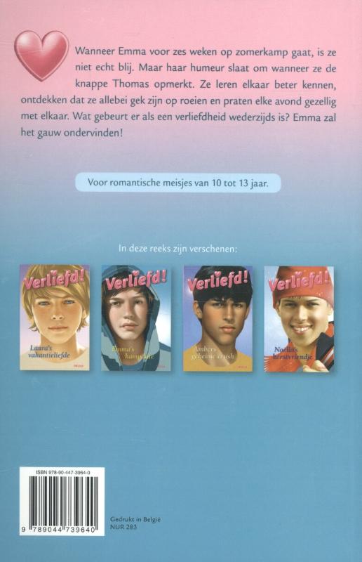 Achterkant van Emma's kampdate