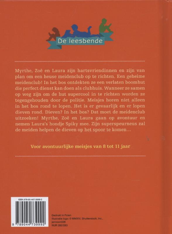 Achterkant van Drie vriendinnen op avontuur