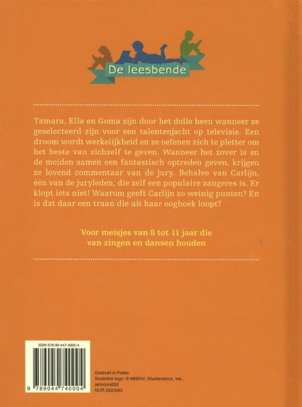 Achterkant van De talentenjacht