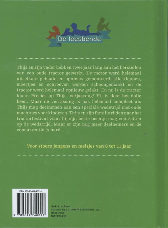 Achterkant van Een eigen tractor voor Thijs!