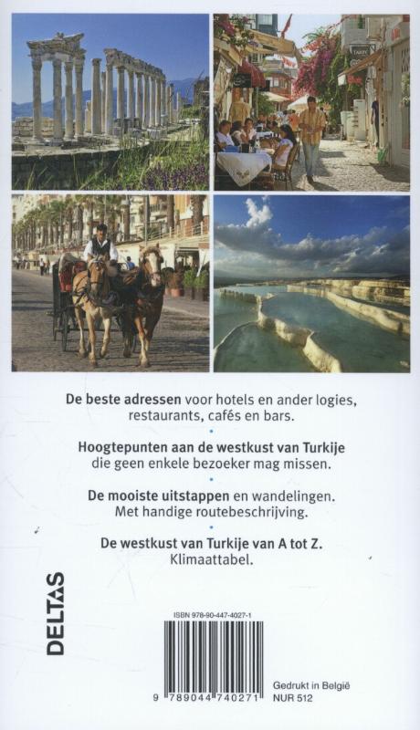Achterkant van Turkije westkust