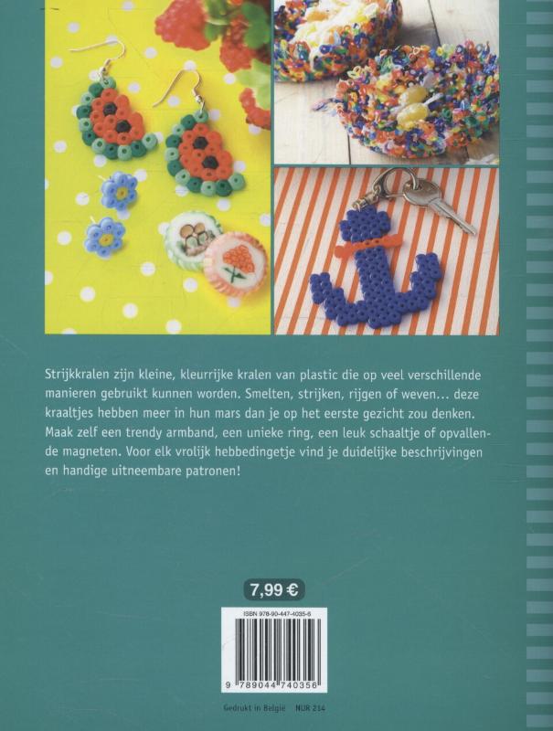 Achterkant van Leuke knutsels met strijkkralen