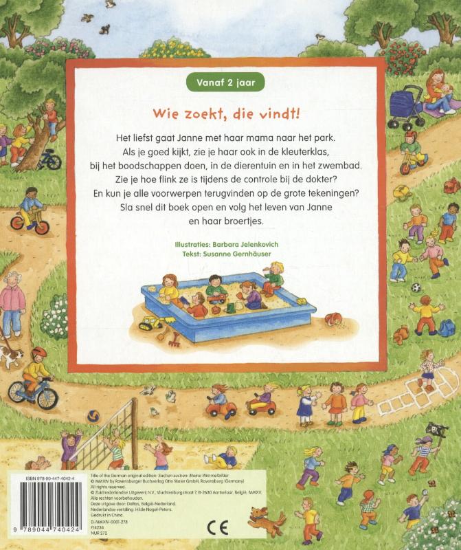 Achterkant van Mijn allereerste zoekboek
