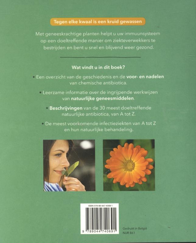 Achterkant van Raadgever gezondheid - Natuurlijke antibiotica