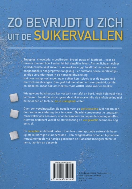 Achterkant van Zeg nee tegen suiker