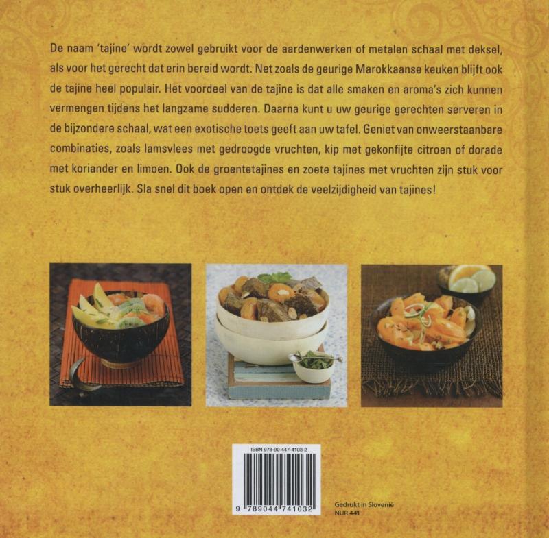 Achterkant van Heerlijke tajines