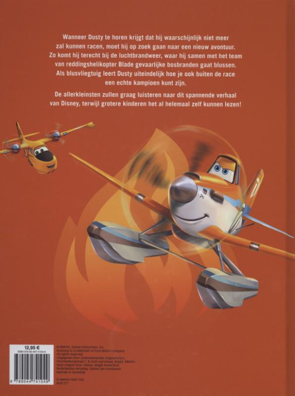 Achterkant van Planes 2 groot verhalenboek