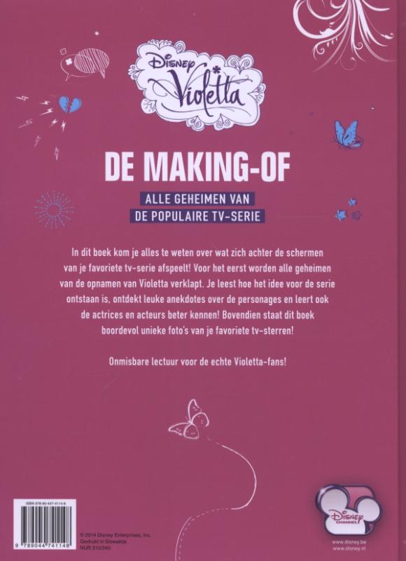 Achterkant van De making of