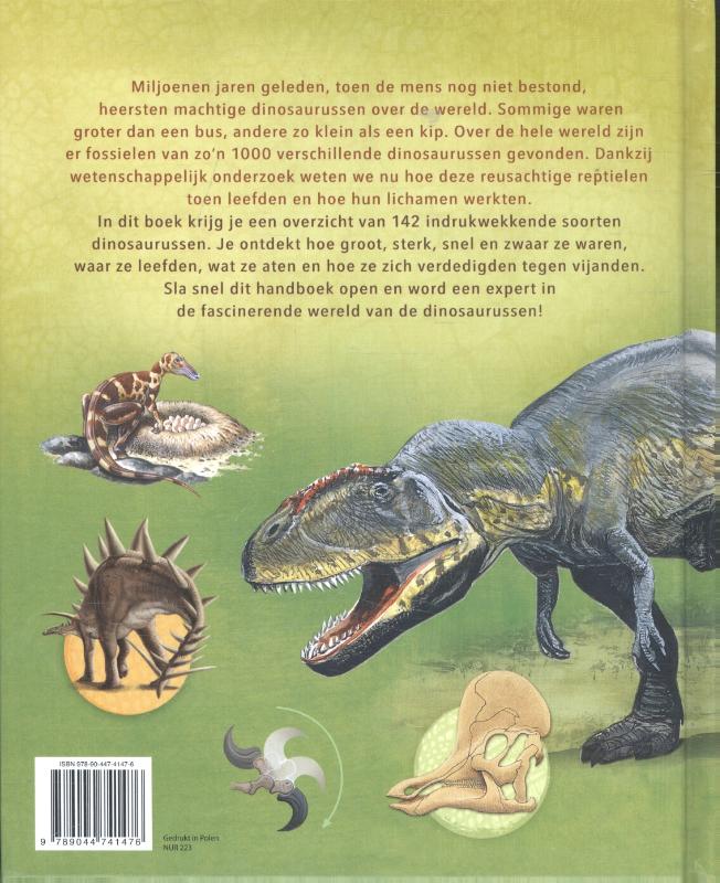 Achterkant van Dinosaurussen van A tot Z