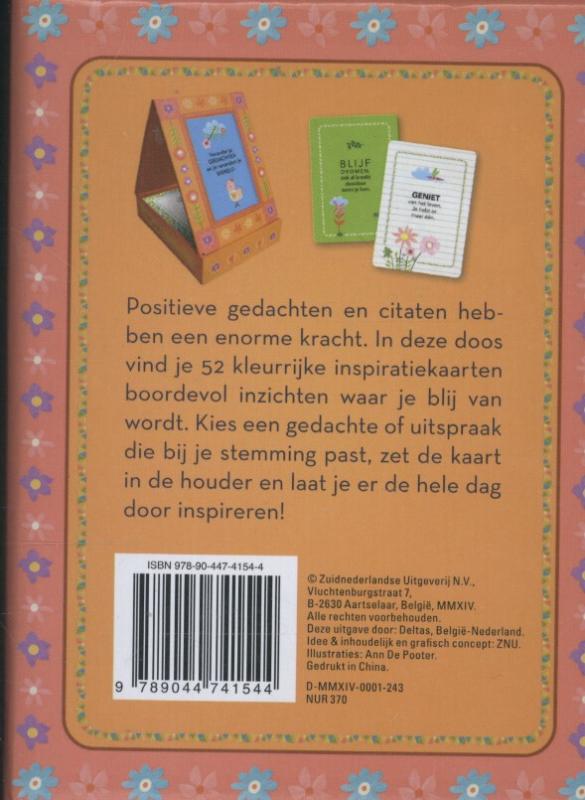 Achterkant van Feel good inspiratiekaarten