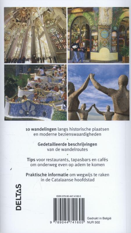 Achterkant van De mooiste stadswandelingen in Barcelona