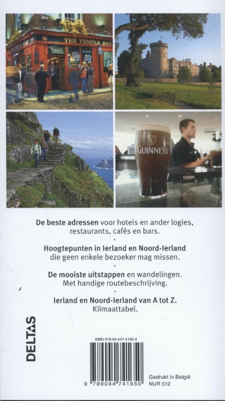 Achterkant van Ierland en Noord-Ierland