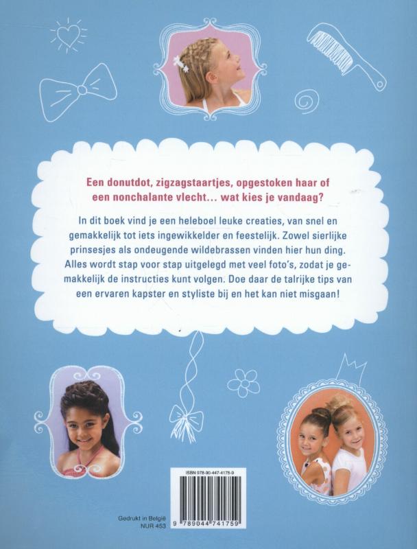 Achterkant van Vrolijke vlechten en dotjes