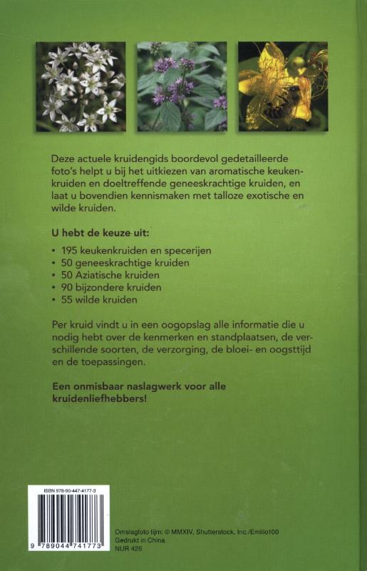 Achterkant van De complete kruidenwijzer