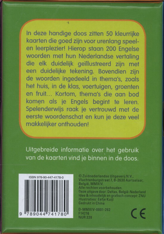 Achterkant van Ik leer Engelse woorden