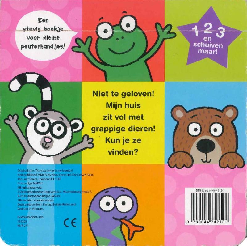 Achterkant van Wie zie ik daar?