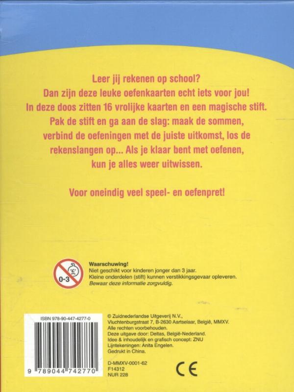 Achterkant van 6-7 jaar 1ste leerjaar/groep 3