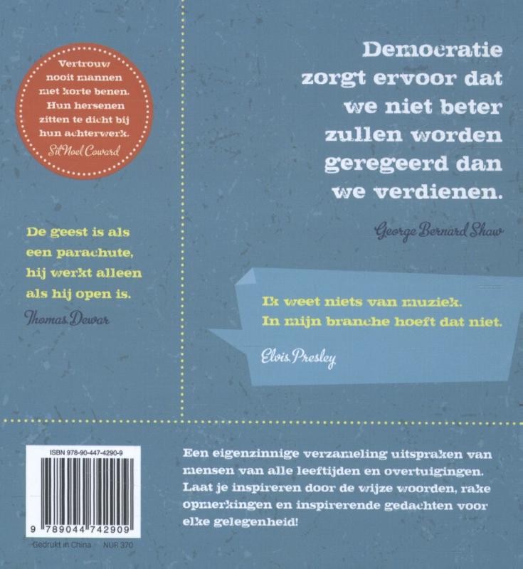 Achterkant van Wijsheid komt met de jaren
