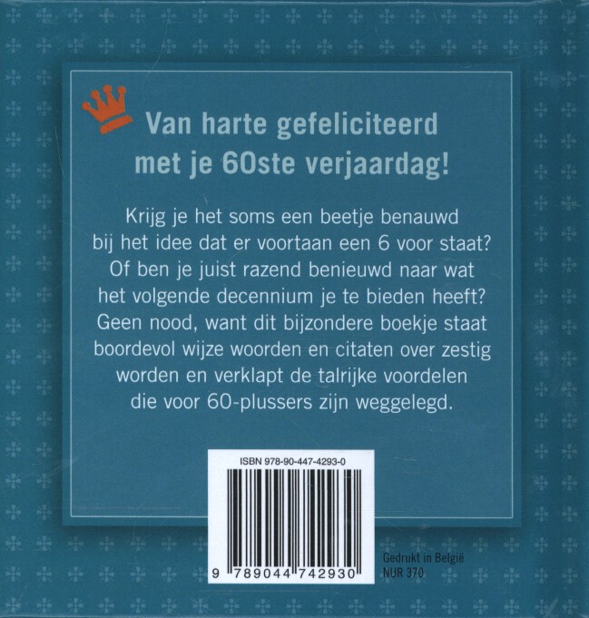 Achterkant van Het leven begint bij 60!