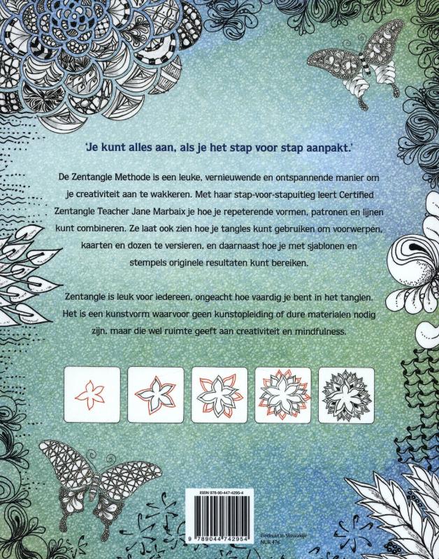 Achterkant van Zentangle